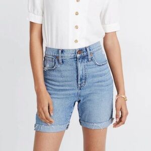 Madewell High-Rise Mid-Length Shorts